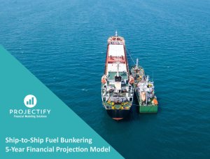 Ship-to-Ship Fuel Bunkering 5-Year 3 Statement Financial Projection Model