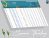 New Hiring Expenses Tracking Matrix Template