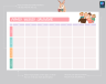 Family weekly Planning Template