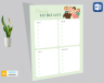 Family to do list template