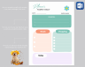 Family daily planner template