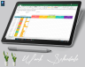 Employees Work Schedule Template