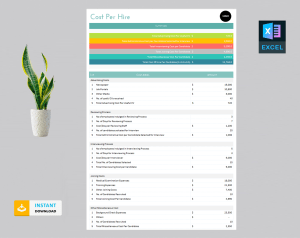 Cost Per Hire Template