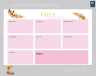 7 Days Weekly Planner Template