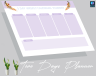 5 Day Weekly Calendar