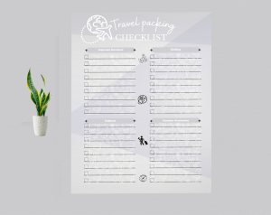 Travel Packing Checklist