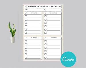 Starting Business Checklist