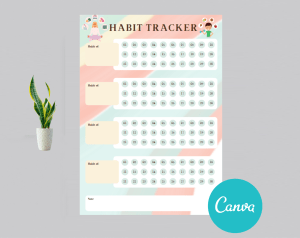 Habit Tracker Planner