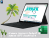 Human resource budget vs actual KPI dashboard