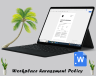 Workplace harassment Policy Template