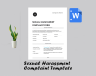 Sexual Harassment Complaint Template
