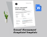 Sexual Harassment Complaint Template