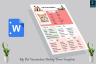 My Pet Vaccination History Form Template