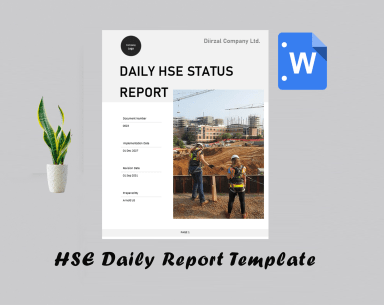HSE Daily Report Template