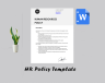 HR Policy Template