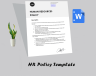 HR Policy Template