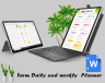 Farm Daily and weekly Planner