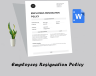 Employees Resignation Policy Template