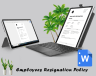 Employees Resignation Policy Template