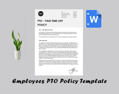 Employees PTO Policy Template
