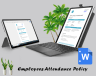 Employees Attendance Policy Template