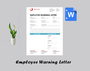 Employee Warning Letter Template