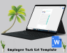 Employee Task List Template