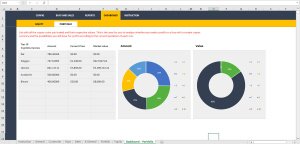 Crypto Currency Portfolio  Excel Dashboard