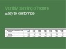 Private income and expense plannning - Personal finance planner - Personal budget planning