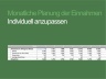 Private Finance | Private Einnahmen- und  Ausgabenrechnung - Private Kontenplaner - Budgetplanung