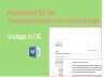 Process Letter | Prozessbrief für den Investorenprozess von Unternehmen - Prozessbrief Vorlage - in Deutsch | M&A Dokume