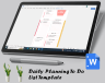 Daily Planning To Do List Template