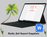 Daily Job Report Template