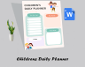 Children's Daily Planner