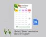 Animal Farm Vaccination Record Template