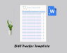 Bill Tracker Template