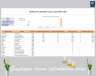 Employee bonus calculation plan