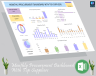 Monthly procurement dashboard with top supplier