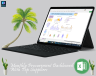 Monthly procurement dashboard with top supplier