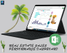 Real estate sales performance dashboard