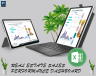 Real estate sales performance dashboard
