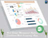 Real estate management system dashboard