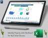 Monthly properties sales dashboard for real estate business