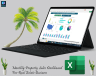 Monthly properties sales dashboard for real estate business