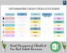 Asset management Checklist for real estate business