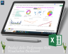 Product sales performance data visualization dashboard