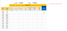 Annual Leave or Holiday Tracker with Monthly and Customized Period View in Excel