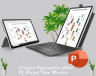 Circular organization chart of project team members