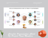 Circular organization chart of project team members
