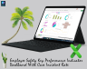 Employee safety key performance indicator dashboard with case incident rate